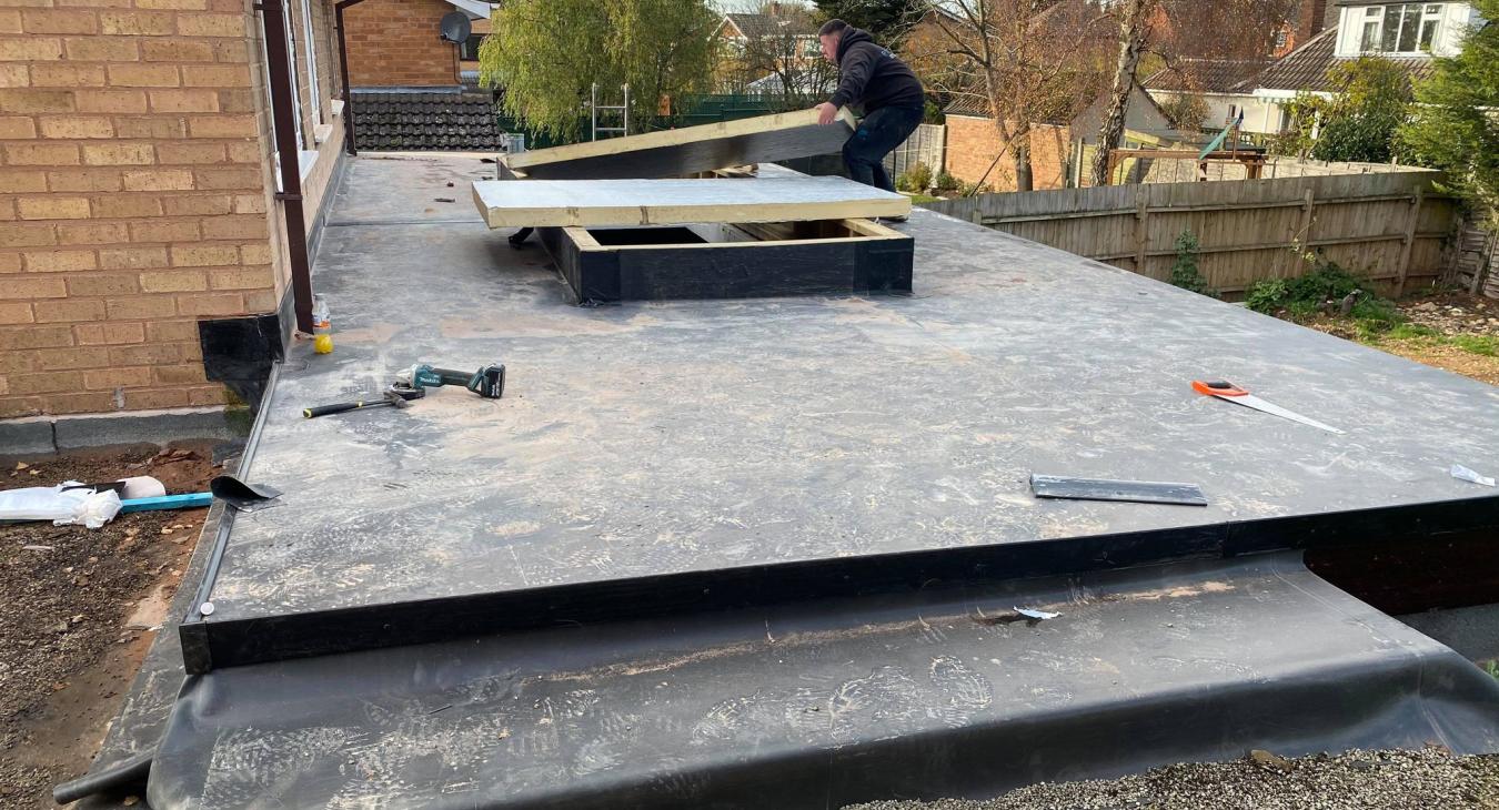 EPDM Roofing Project in Coventry